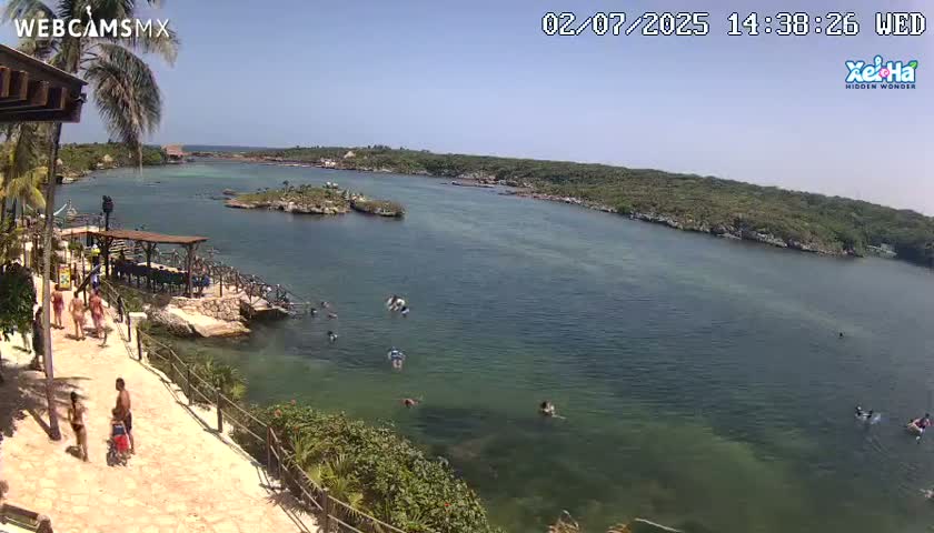 El Parque de Xel Ha Park Live Cam - Tulum, Quintana Roo, Mexico