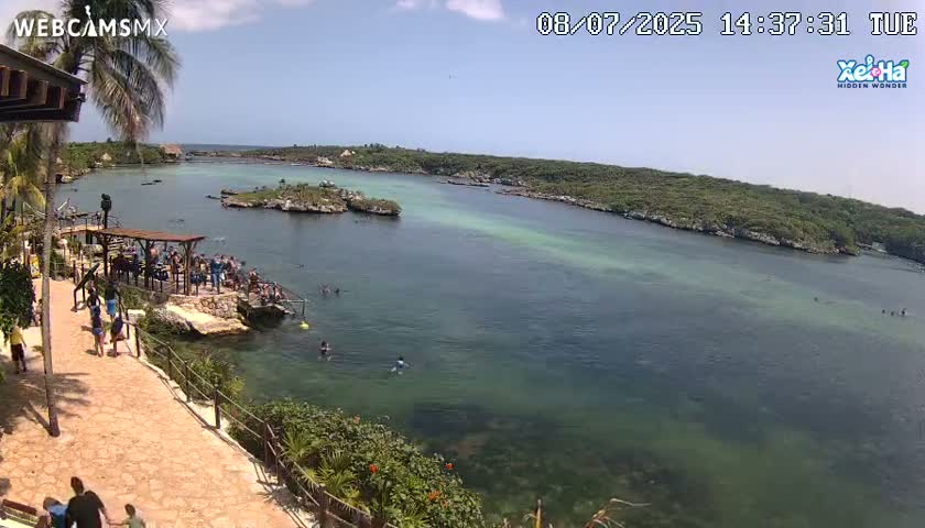 El Parque de Xel Ha Park Live Cam - Tulum, Quintana Roo, Mexico