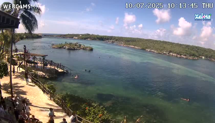 El Parque de Xel Ha Park Live Cam - Tulum, Quintana Roo, Mexico