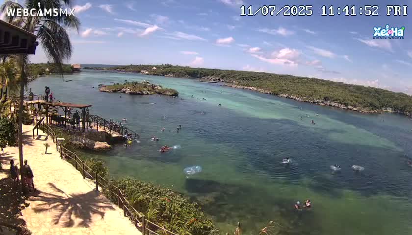 El Parque de Xel Ha Park Live Cam - Tulum, Quintana Roo, Mexico