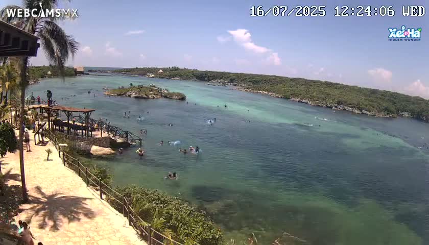 El Parque de Xel Ha Park Live Cam - Tulum, Quintana Roo, Mexico