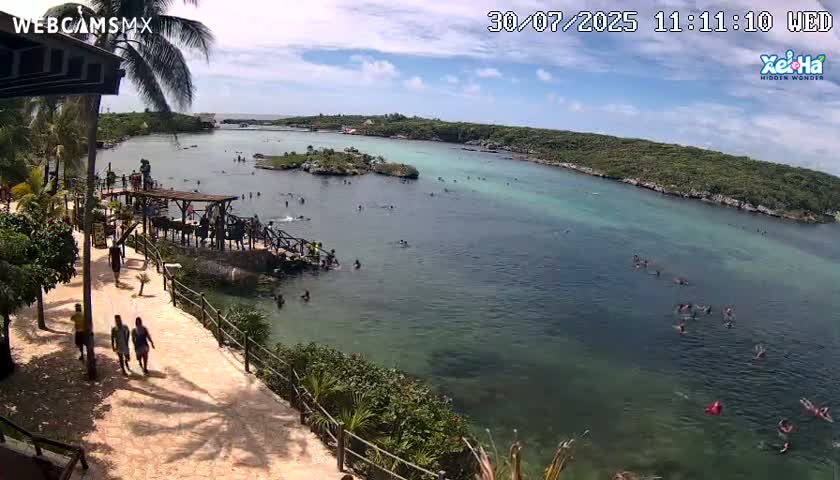 El Parque de Xel Ha Park Live Cam - Tulum, Quintana Roo, Mexico