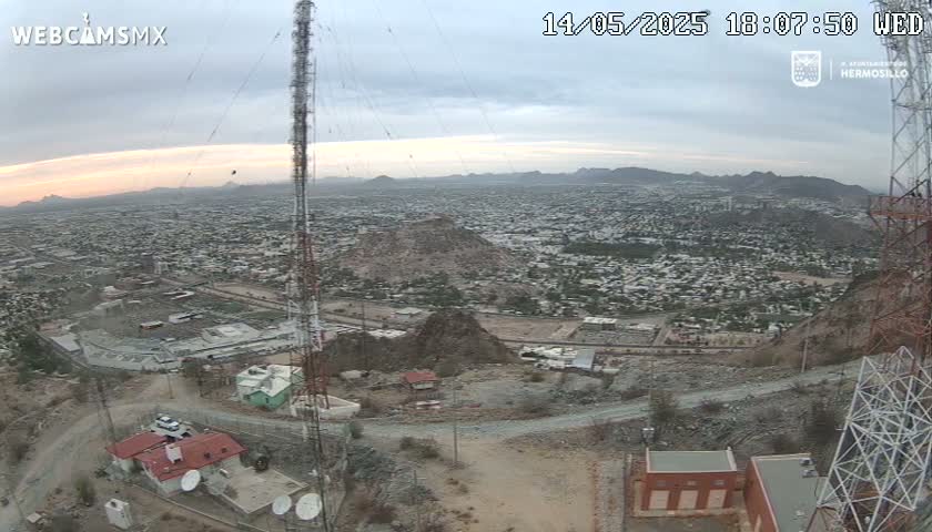 Ciudad de Hermosillo City Skyline Live Cam - Hermosillo,  Sonora, Mexico