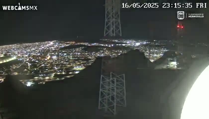 Ciudad de Hermosillo City Skyline Live Cam - Hermosillo,  Sonora, Mexico