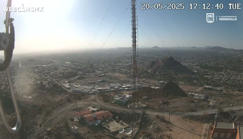 Ciudad de Hermosillo City Skyline Live Cam - Hermosillo,  Sonora, Mexico