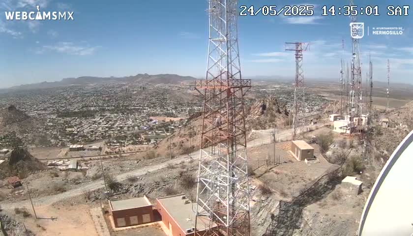 Ciudad de Hermosillo City Skyline Live Cam - Hermosillo,  Sonora, Mexico