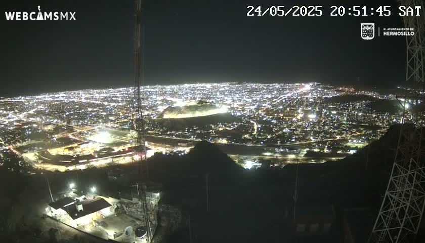 Ciudad de Hermosillo City Skyline Live Cam - Hermosillo,  Sonora, Mexico