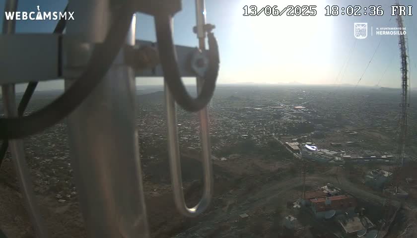Ciudad de Hermosillo City Skyline Live Cam - Hermosillo,  Sonora, Mexico