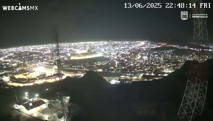 Ciudad de Hermosillo City Skyline Live Cam - Hermosillo,  Sonora, Mexico