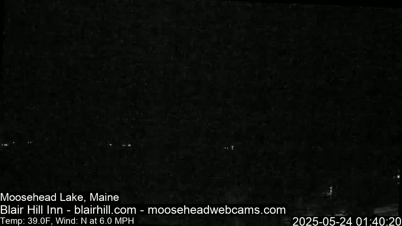 Blair Hill Inn, Moosehead Lake Live Cam , Maine USA