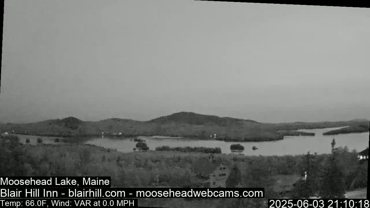 Blair Hill Inn, Moosehead Lake Live Cam , Maine USA