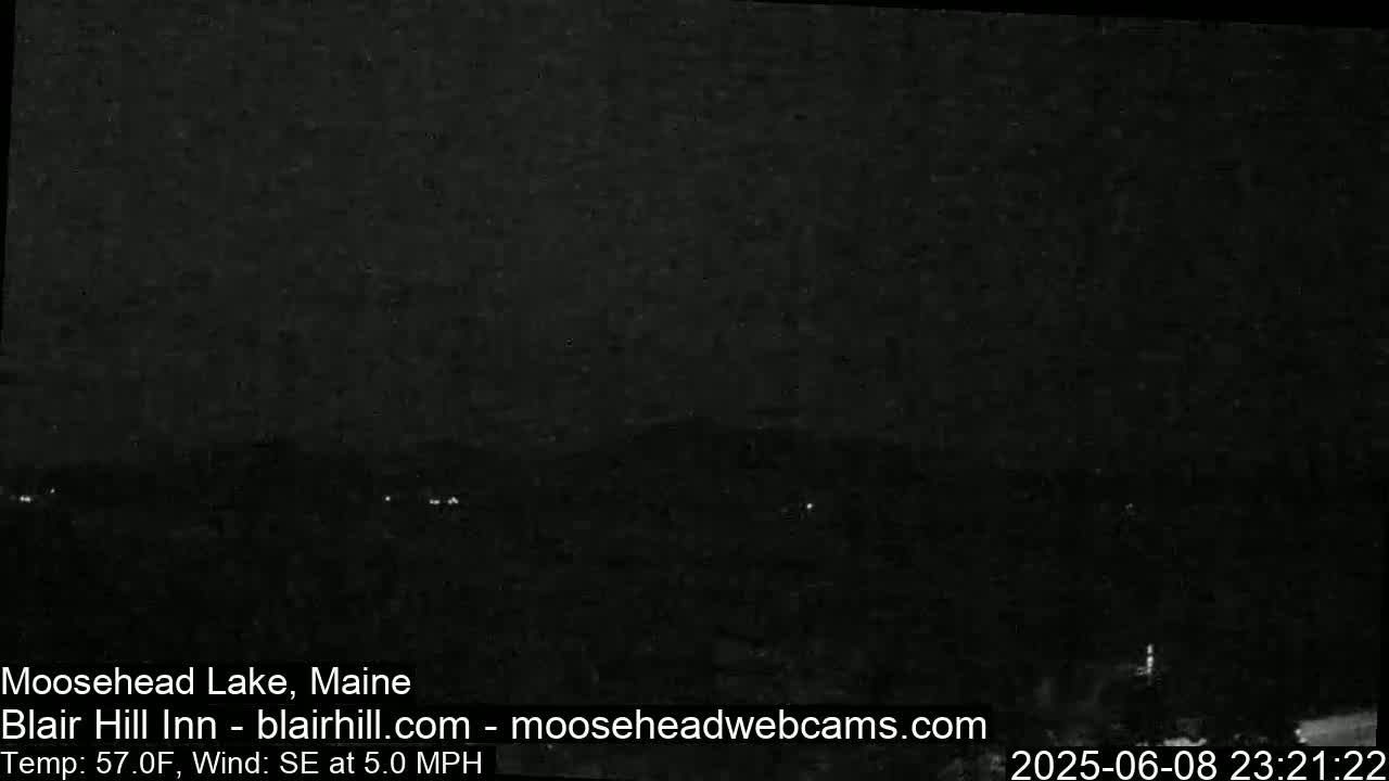 Blair Hill Inn, Moosehead Lake Live Cam , Maine USA