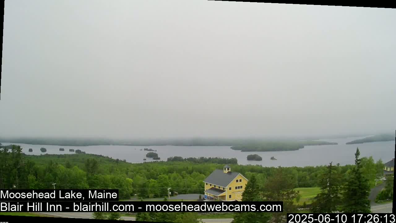 Blair Hill Inn, Moosehead Lake Live Cam , Maine USA