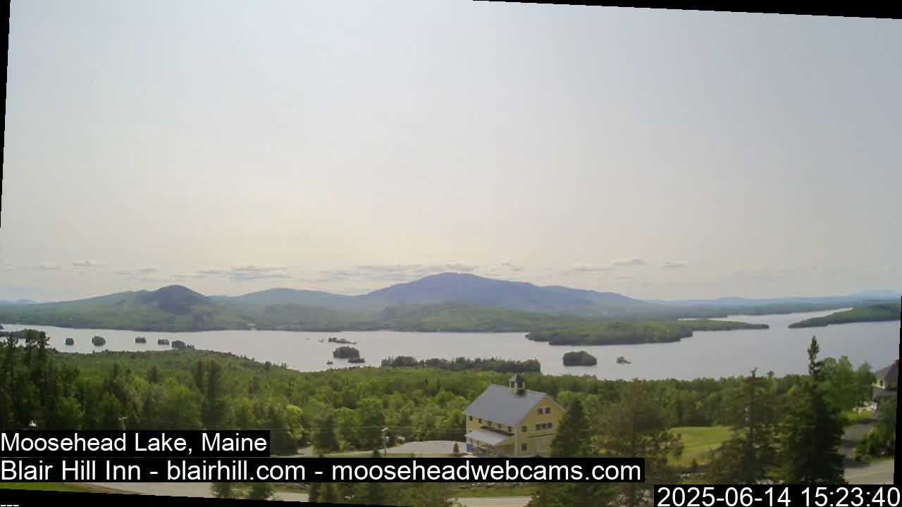 Blair Hill Inn, Moosehead Lake Live Cam , Maine USA