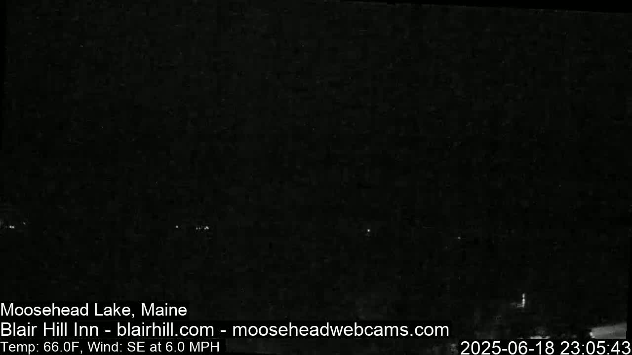 Blair Hill Inn, Moosehead Lake Live Cam , Maine USA