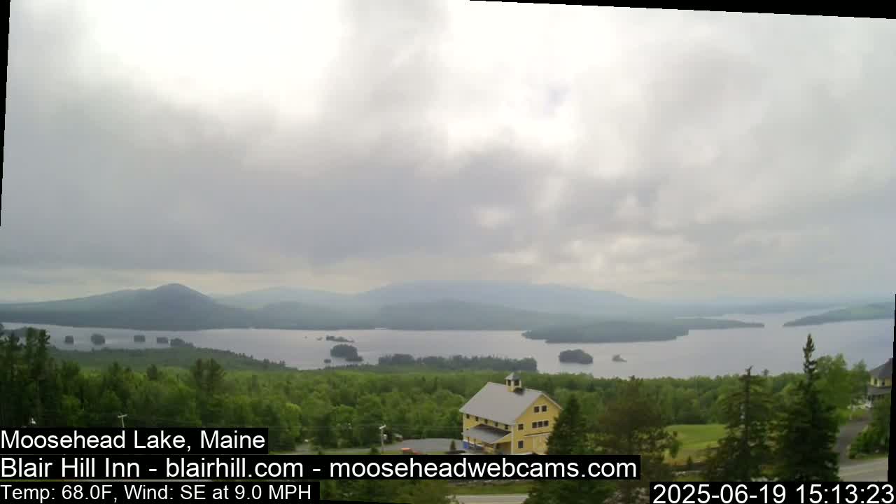 Blair Hill Inn, Moosehead Lake Live Cam , Maine USA