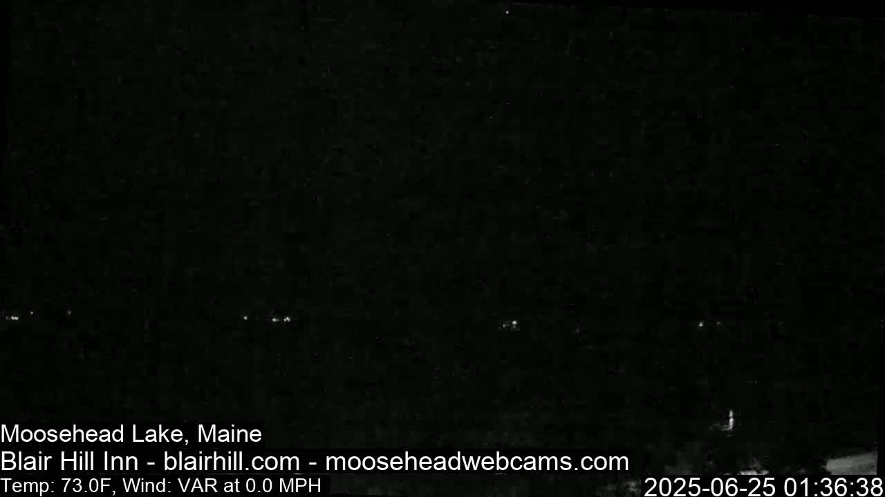 Blair Hill Inn, Moosehead Lake Live Cam , Maine USA