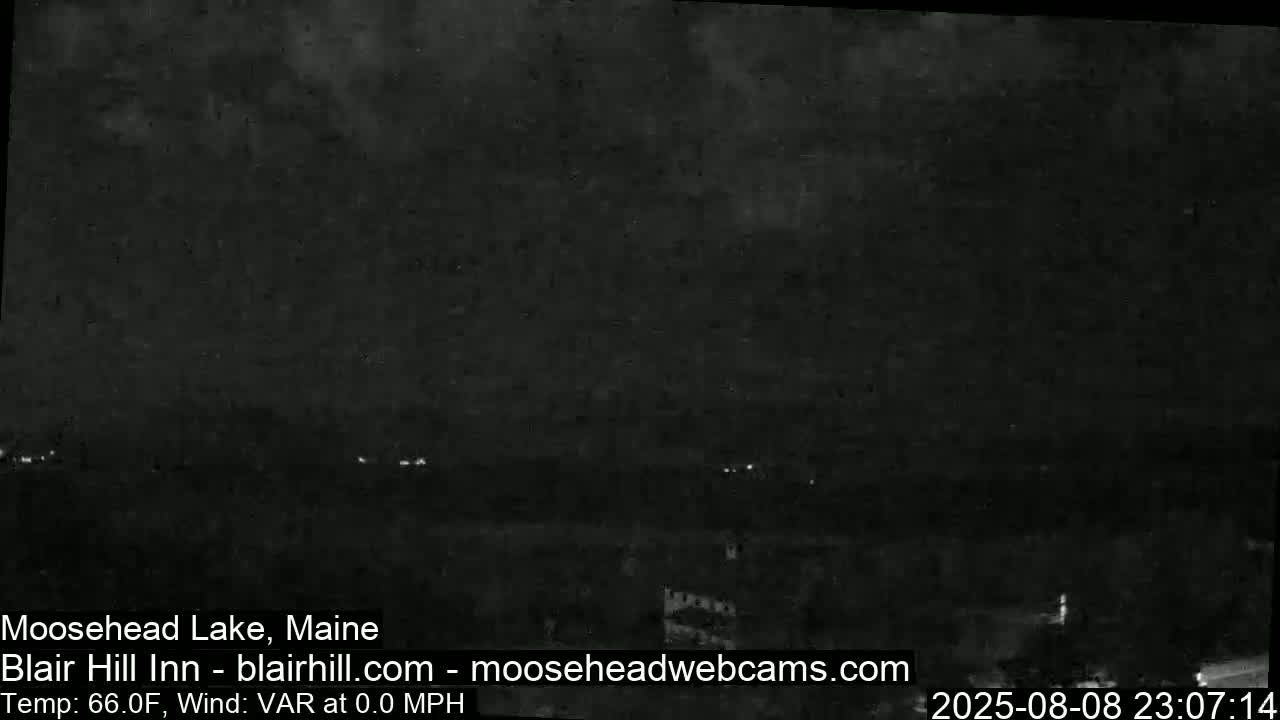 Blair Hill Inn, Moosehead Lake Live Cam , Maine USA