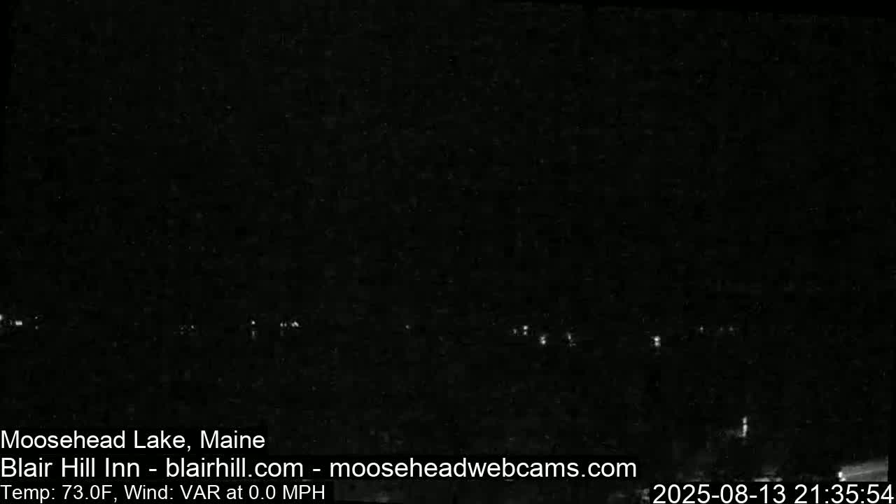 Blair Hill Inn, Moosehead Lake Live Cam , Maine USA