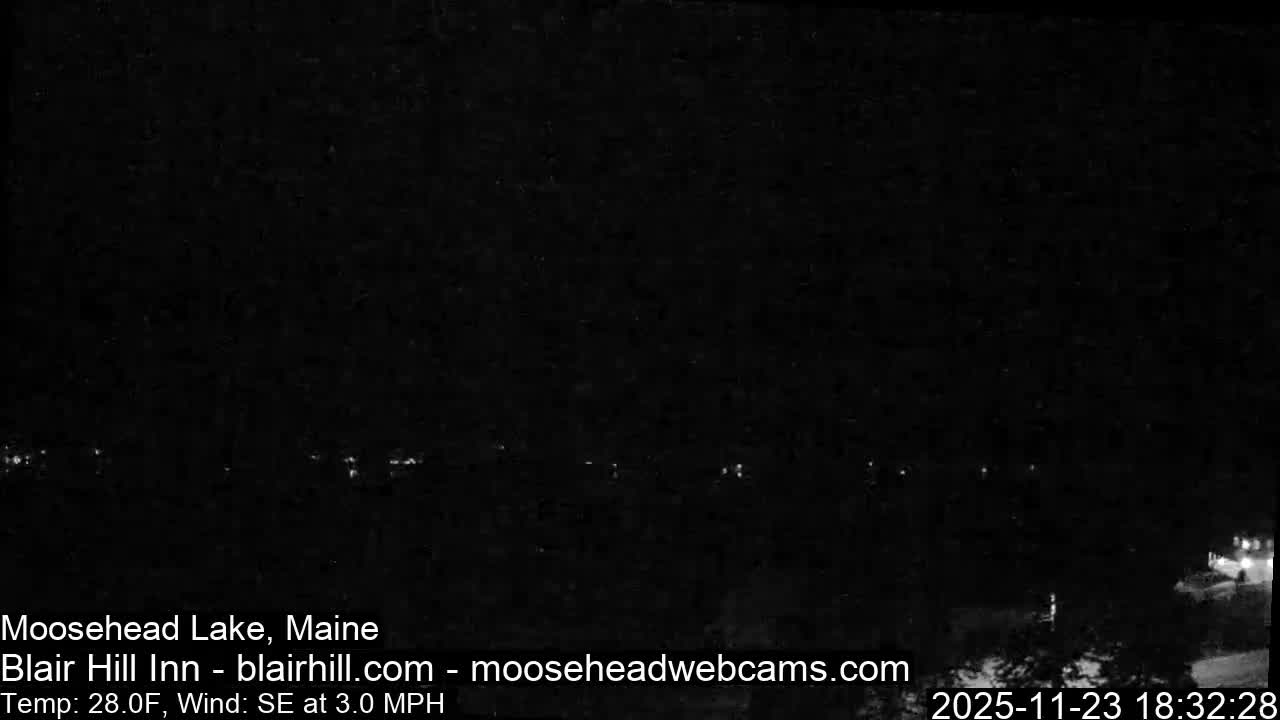 Blair Hill Inn, Moosehead Lake Live Cam , Maine USA