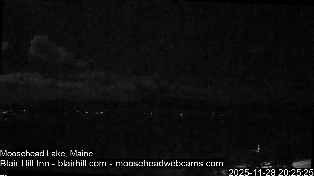 Blair Hill Inn, Moosehead Lake Live Cam , Maine USA