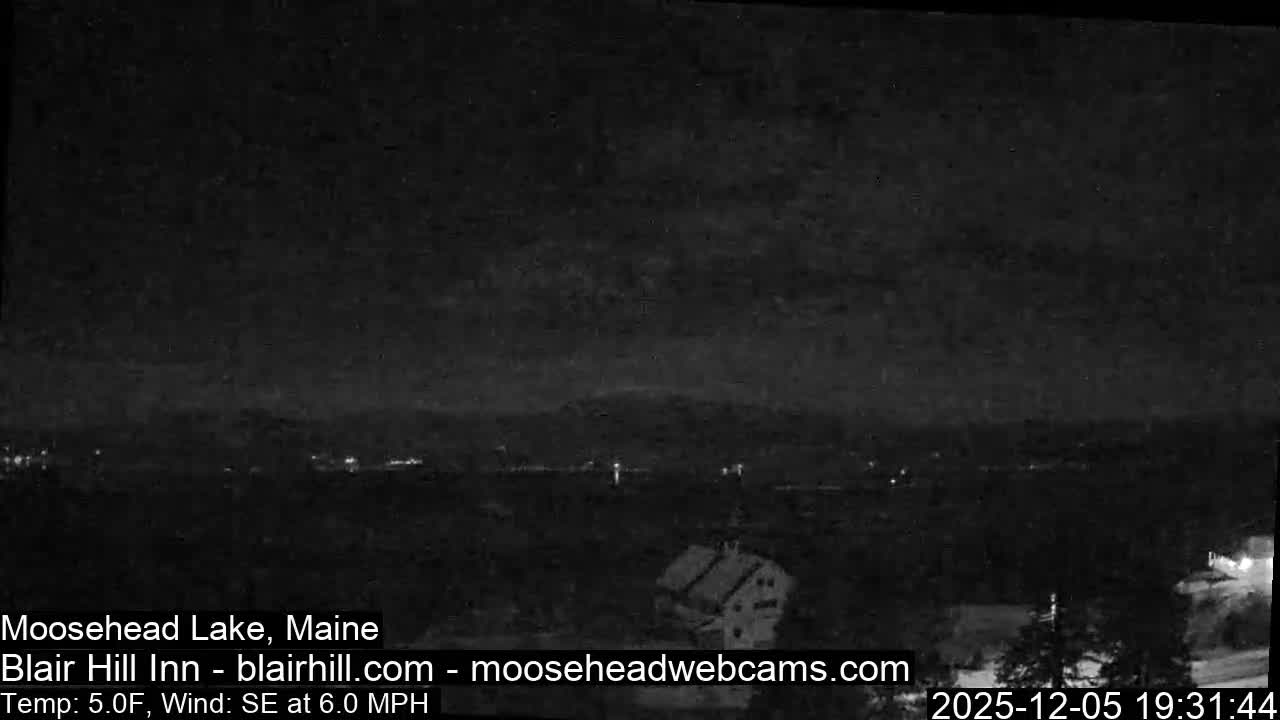 Blair Hill Inn, Moosehead Lake Live Cam , Maine USA