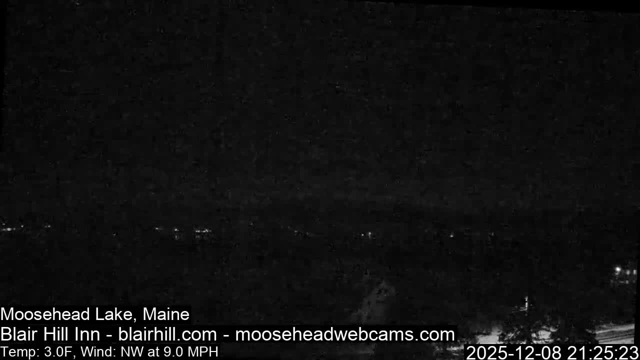 Blair Hill Inn, Moosehead Lake Live Cam , Maine USA