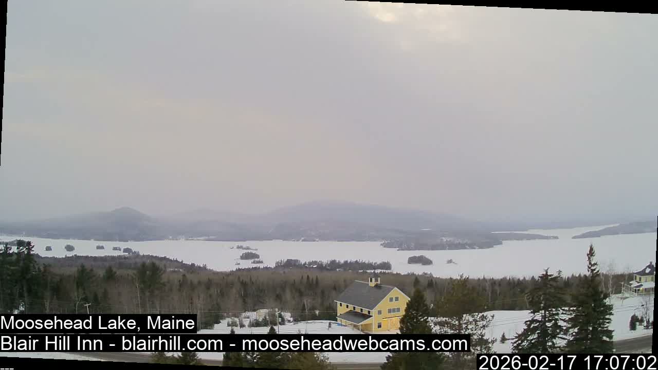 Blair Hill Inn, Moosehead Lake Live Cam , Maine USA