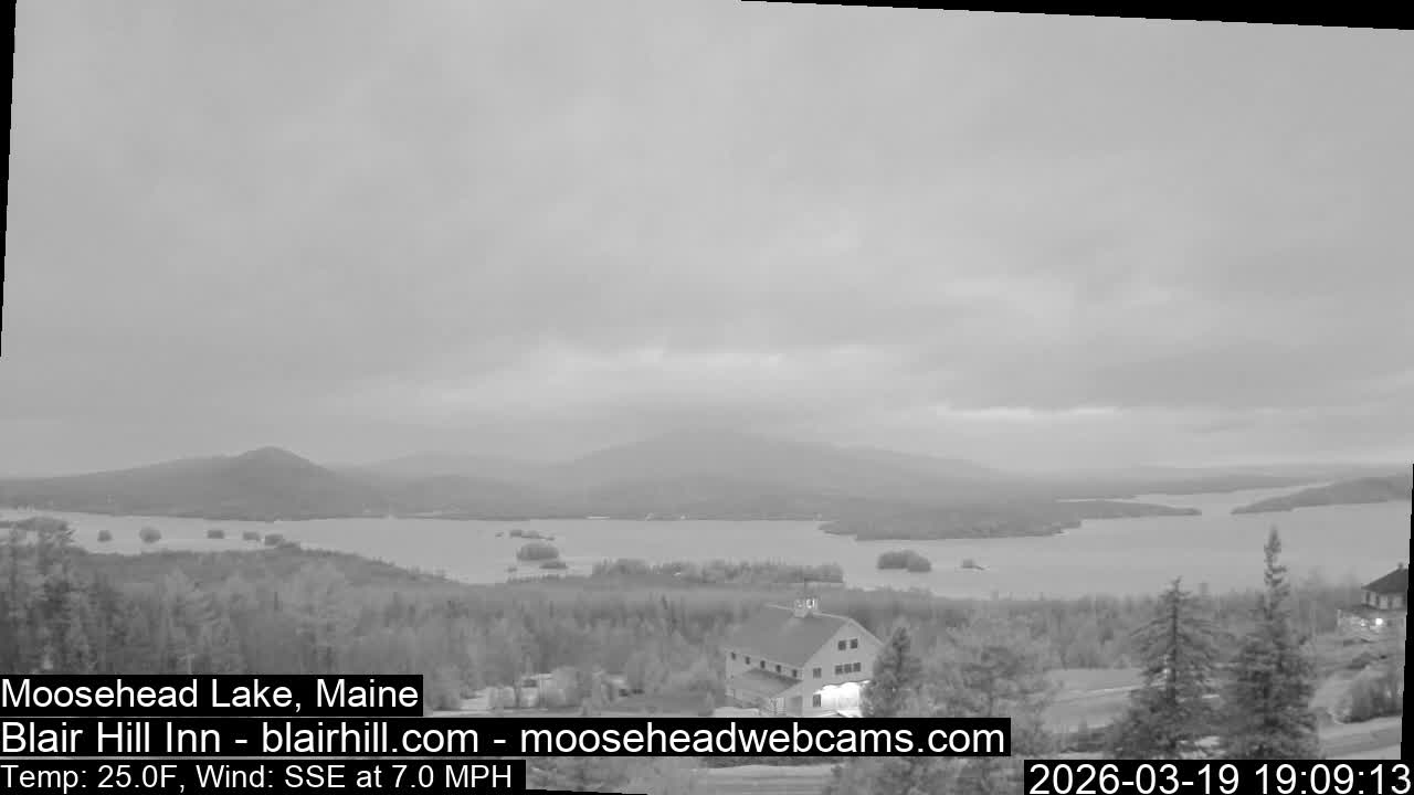 Blair Hill Inn, Moosehead Lake Live Cam , Maine USA