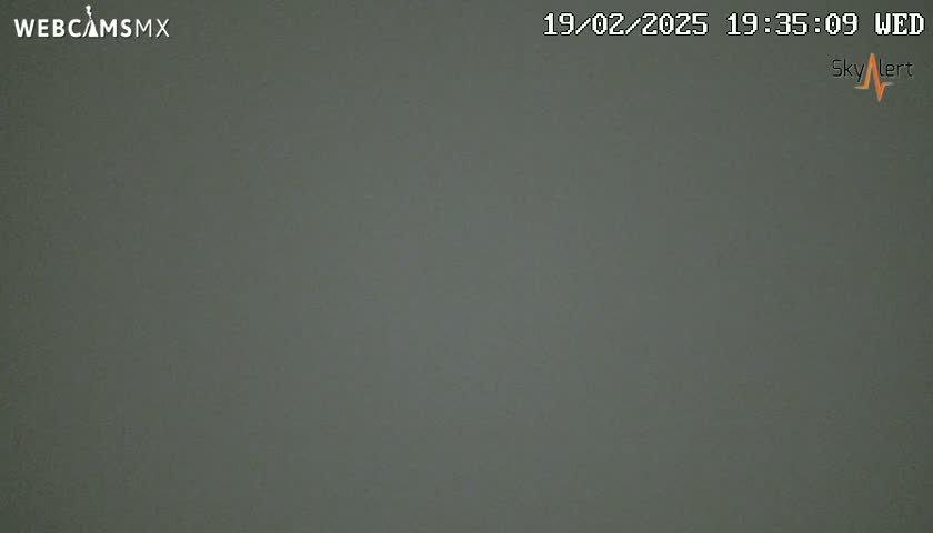 The image shows a solid, dark gray screen.