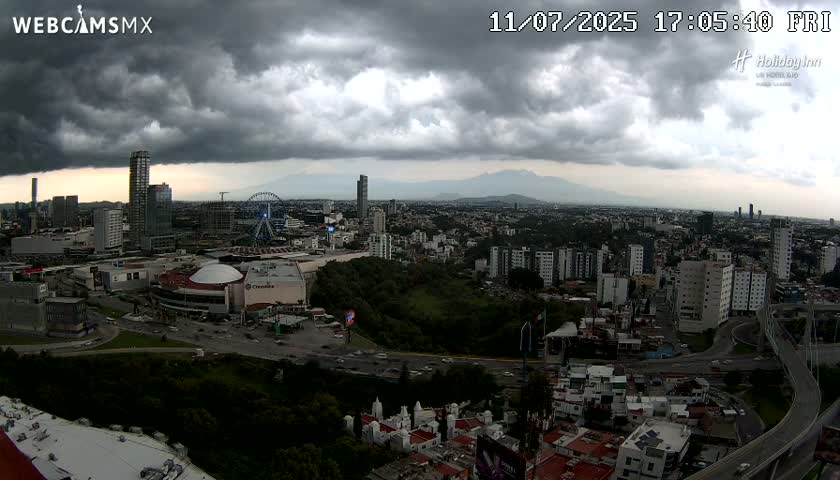 Puebla de Zaragoza City Skyline Live Cam - Puebla, Estado de Puebla, Mexico