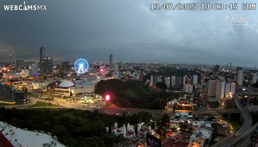 Puebla de Zaragoza City Skyline Live Cam - Puebla, Estado de Puebla, Mexico