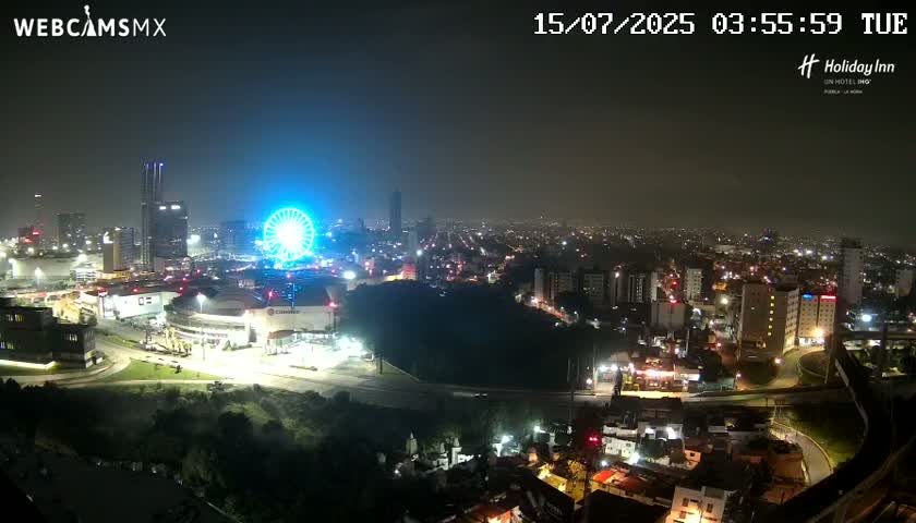 Puebla de Zaragoza City Skyline Live Cam - Puebla, Estado de Puebla, Mexico