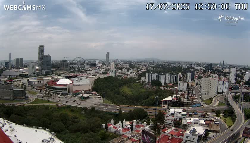 Puebla de Zaragoza City Skyline Live Cam - Puebla, Estado de Puebla, Mexico