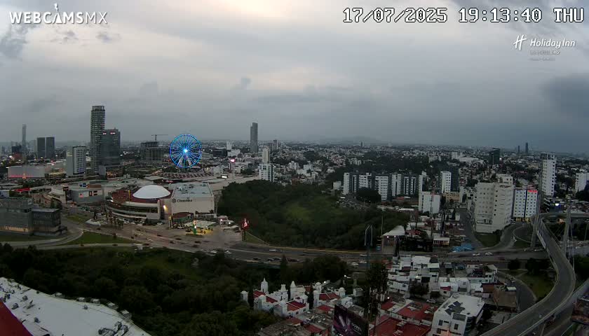 Puebla de Zaragoza City Skyline Live Cam - Puebla, Estado de Puebla, Mexico