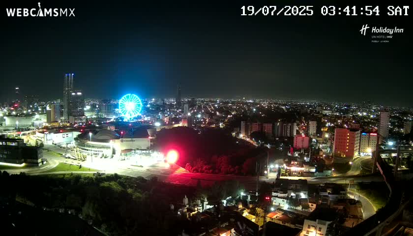 Puebla de Zaragoza City Skyline Live Cam - Puebla, Estado de Puebla, Mexico
