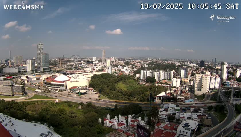 Puebla de Zaragoza City Skyline Live Cam - Puebla, Estado de Puebla, Mexico