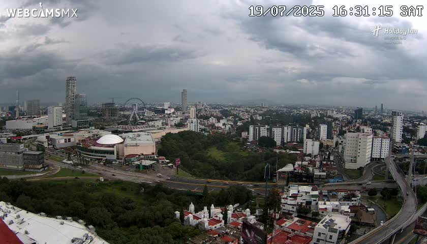 Puebla de Zaragoza City Skyline Live Cam - Puebla, Estado de Puebla, Mexico