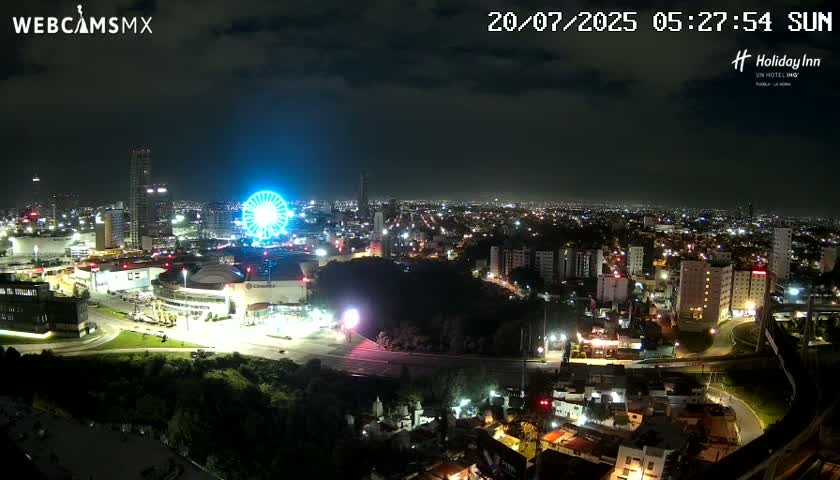 Puebla de Zaragoza City Skyline Live Cam - Puebla, Estado de Puebla, Mexico