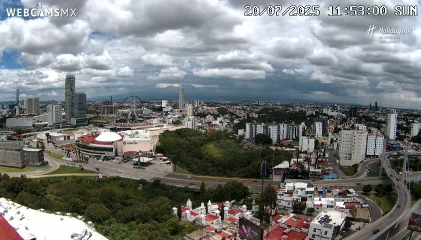 Puebla de Zaragoza City Skyline Live Cam - Puebla, Estado de Puebla, Mexico
