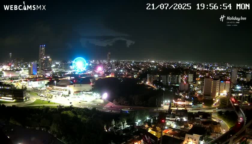 Puebla de Zaragoza City Skyline Live Cam - Puebla, Estado de Puebla, Mexico