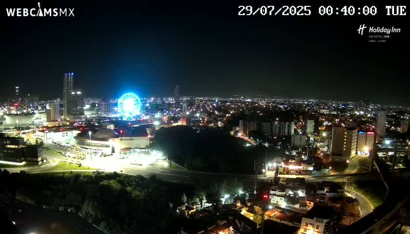Puebla de Zaragoza City Skyline Live Cam - Puebla, Estado de Puebla, Mexico