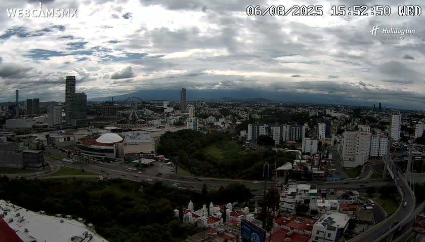 Puebla de Zaragoza City Skyline Live Cam - Puebla, Estado de Puebla, Mexico