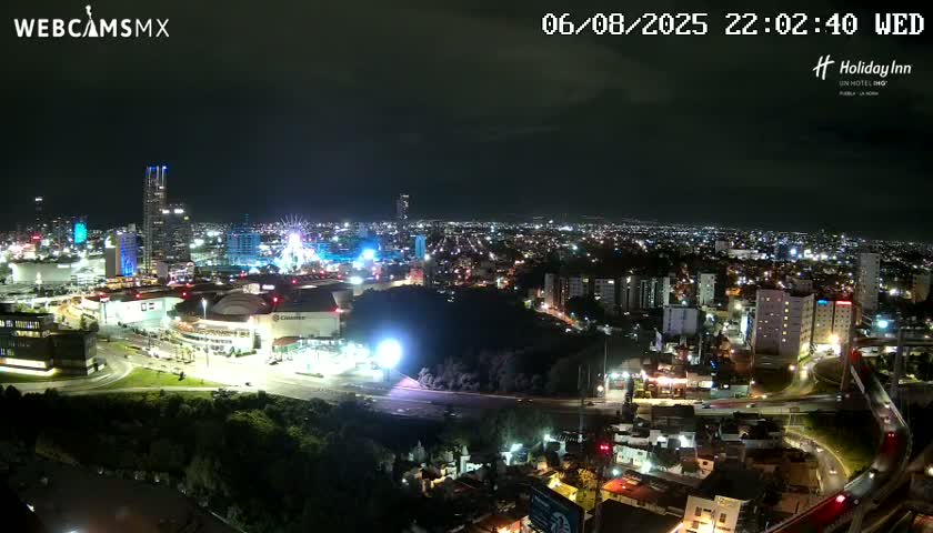 Puebla de Zaragoza City Skyline Live Cam - Puebla, Estado de Puebla, Mexico