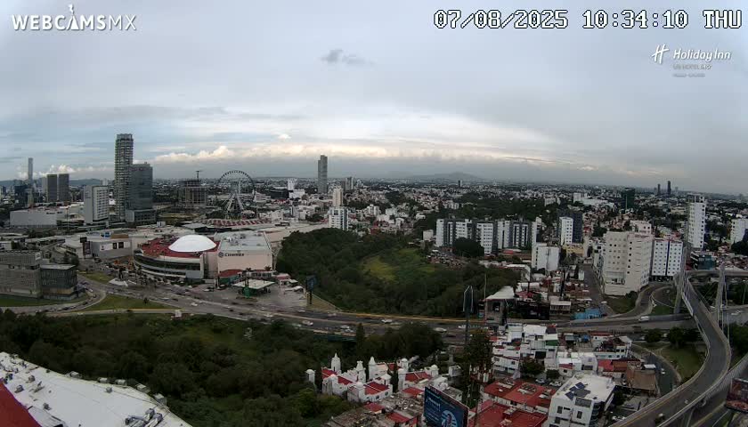 Puebla de Zaragoza City Skyline Live Cam - Puebla, Estado de Puebla, Mexico