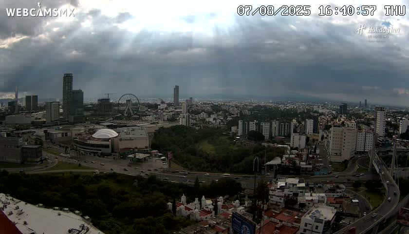 Puebla de Zaragoza City Skyline Live Cam - Puebla, Estado de Puebla, Mexico