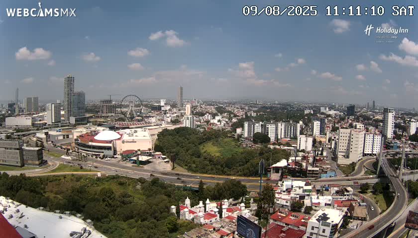 Puebla de Zaragoza City Skyline Live Cam - Puebla, Estado de Puebla, Mexico