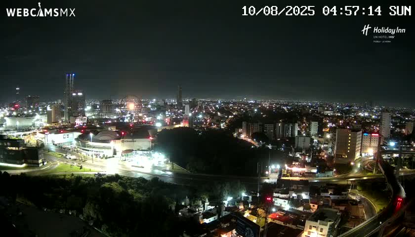 Puebla de Zaragoza City Skyline Live Cam - Puebla, Estado de Puebla, Mexico