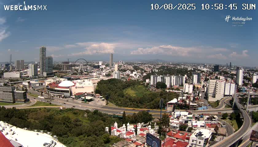 Puebla de Zaragoza City Skyline Live Cam - Puebla, Estado de Puebla, Mexico