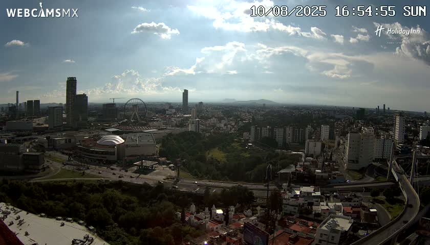 Puebla de Zaragoza City Skyline Live Cam - Puebla, Estado de Puebla, Mexico